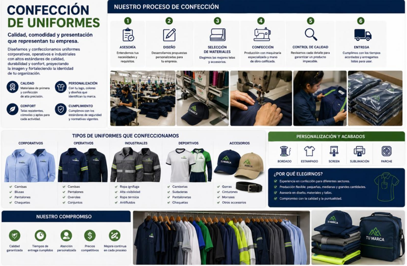 Confección de Uniformes